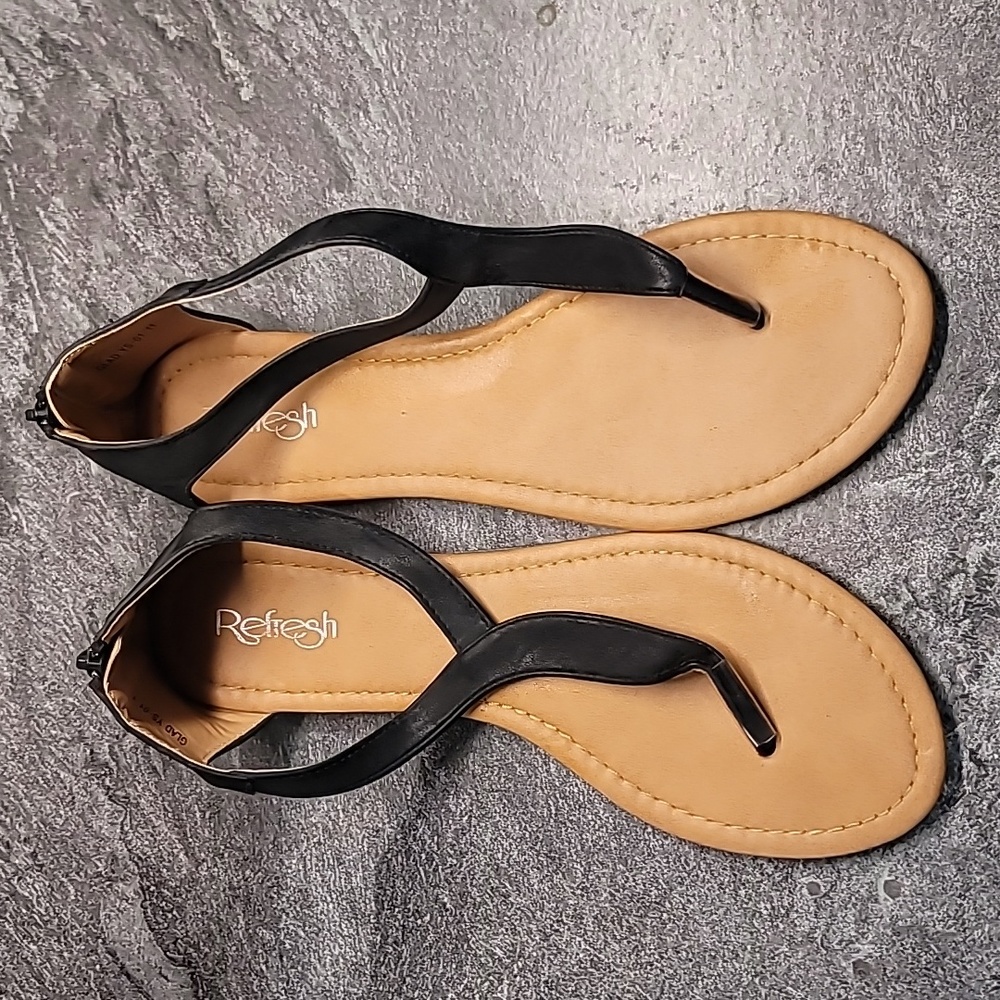 Black sandals (size 11)